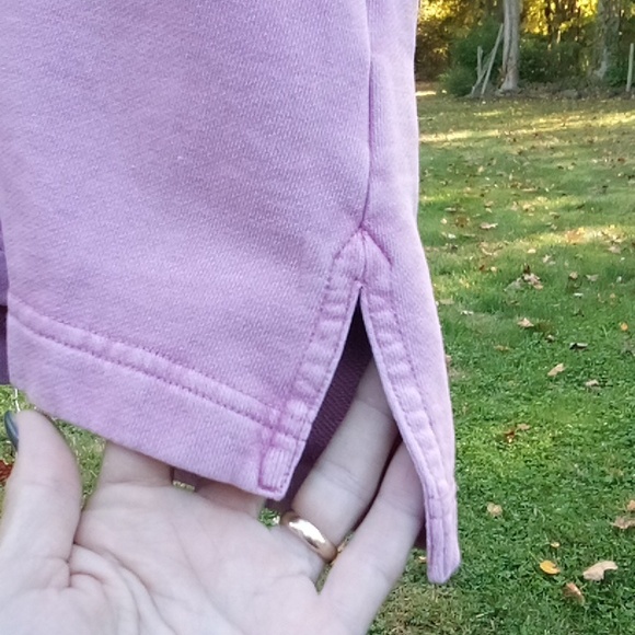 Men's soft oversized collared short sleeve shirt washed PINK color NWT - Picture 4 of 6